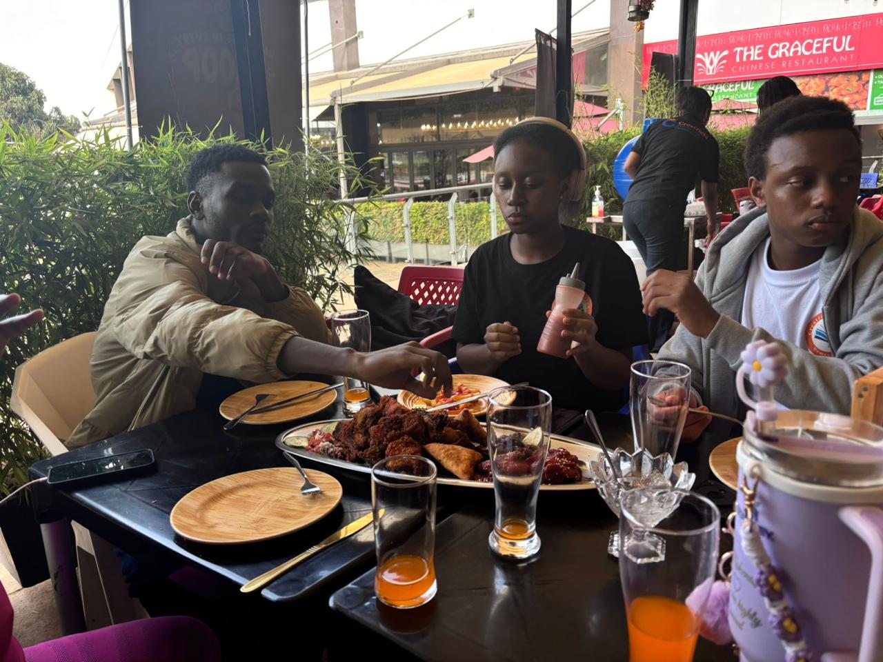 Crestfield learners gathered during a school activity day